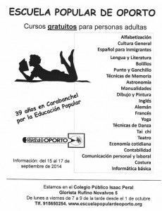 Cursos de escuela popular de oporto