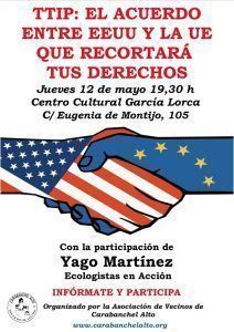 Cartel acto TTIP