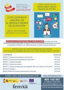 Curso gratuito de actividades Administrativas