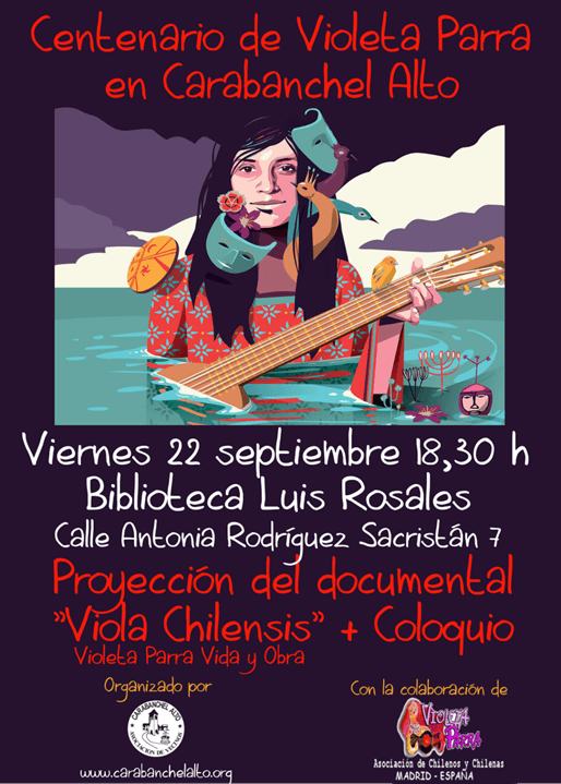 Centenario de Violeta Parra en Carabanchel Alto