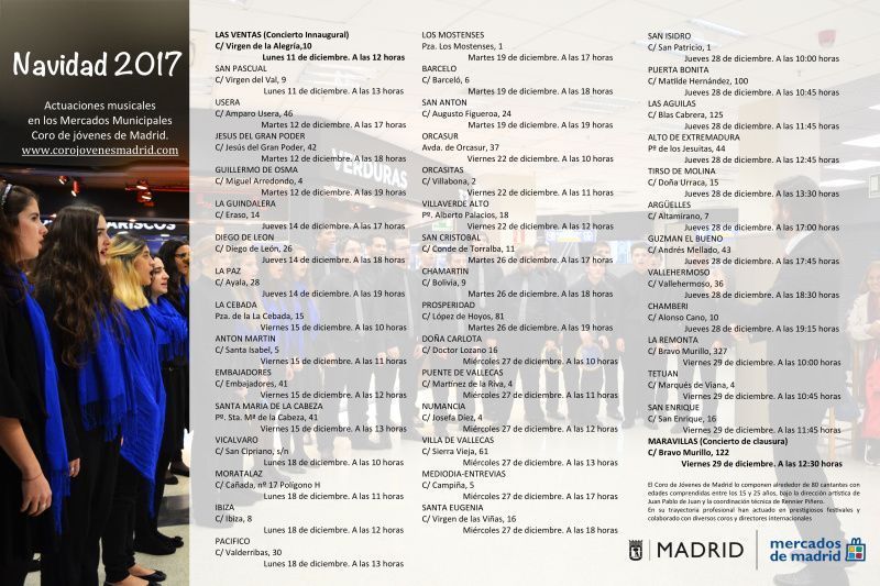 calendario coros