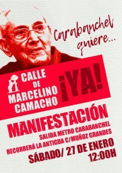 calle de marcelino Camacho