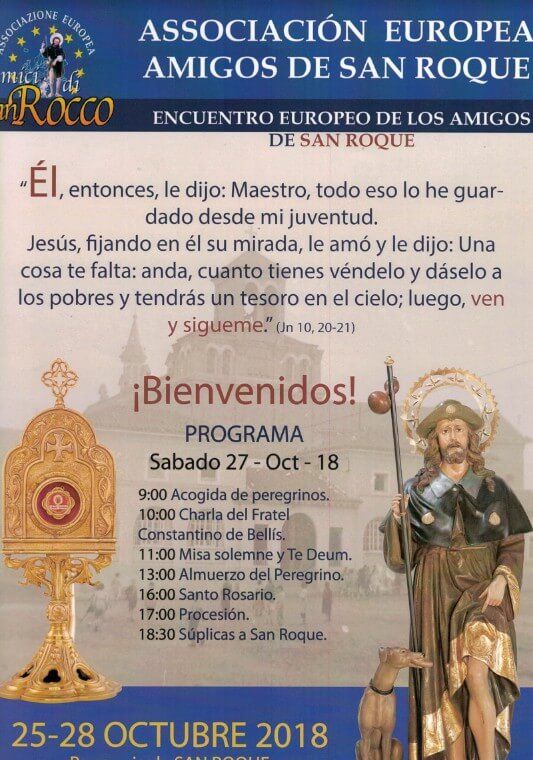 CONGRESO EUROPEO AMIGOS DE SAN ROQUE