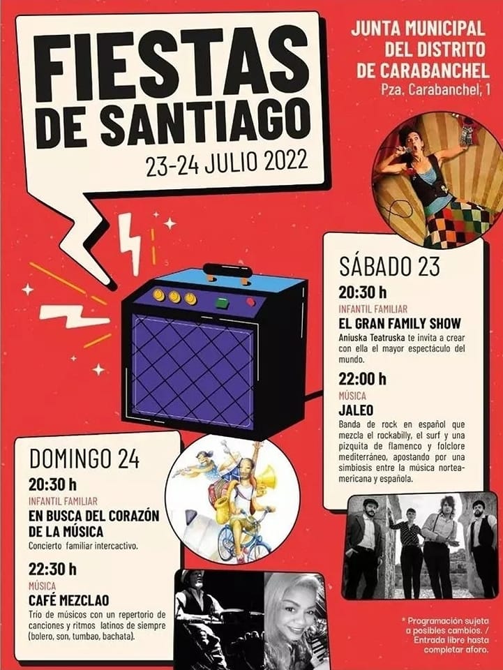 fiestas santiago carabanchel