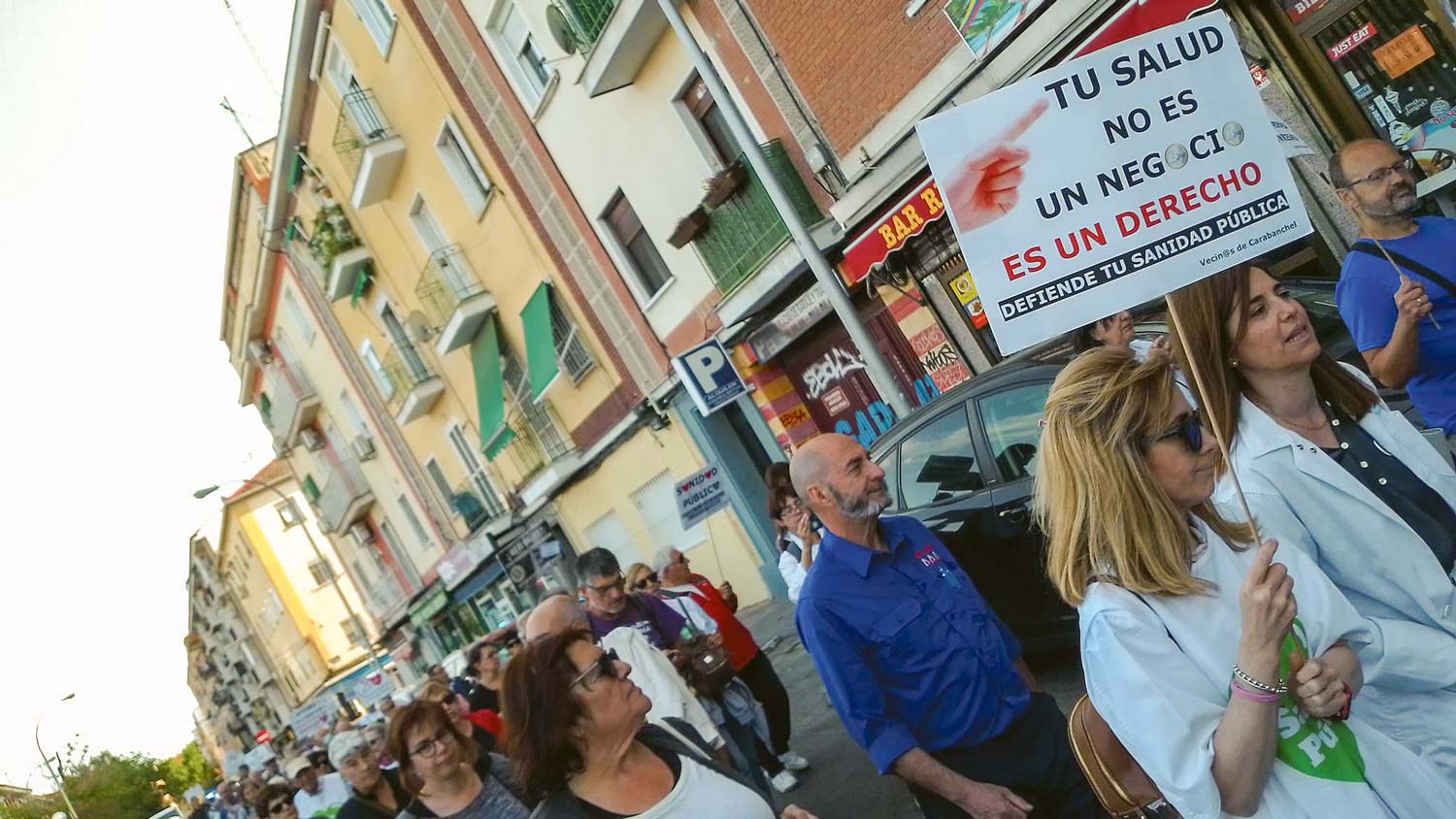 Continúa la lucha en defensa del Centro de Salud Abrantes