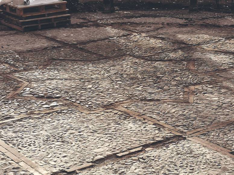 Pavimento de la finca Vista Alegre