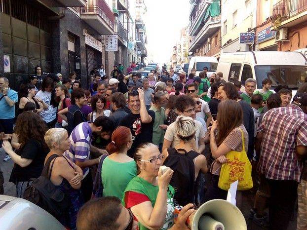 Desahucios, despidos y la Lomce en 15M