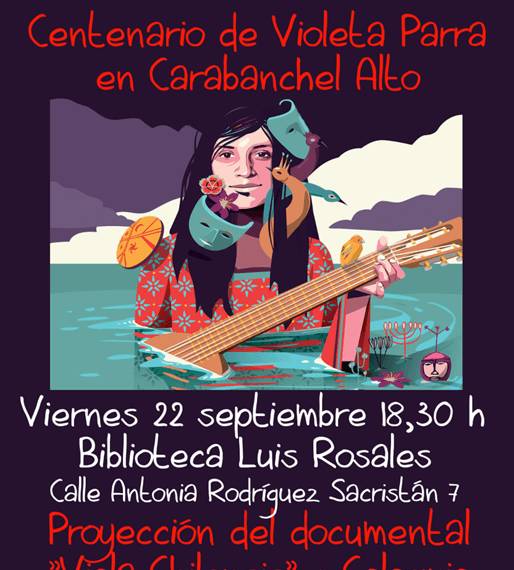 Centenario de Violeta Parra en Carabanchel Alto