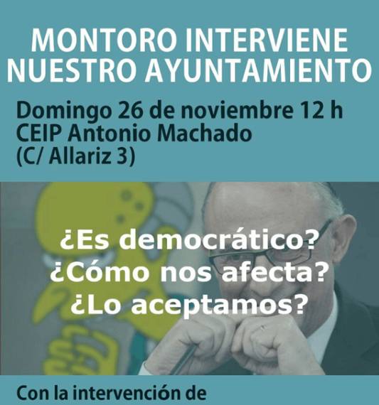 MONTORO INTERVIENE NUESTRO AYUNTAMIENTO