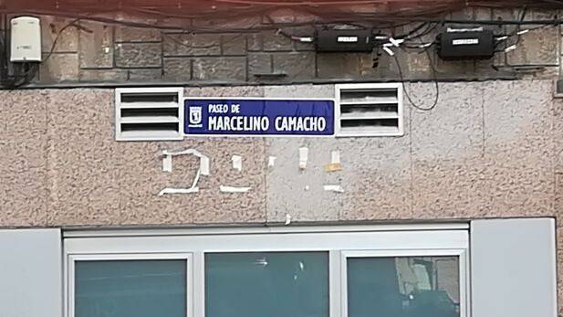 . foto placa Marcelino Camacho