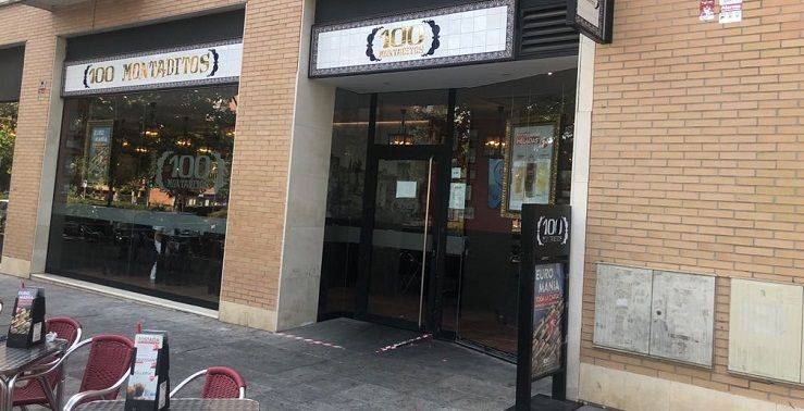 Robo en Carabanchel alunizaje en 100 montaditos