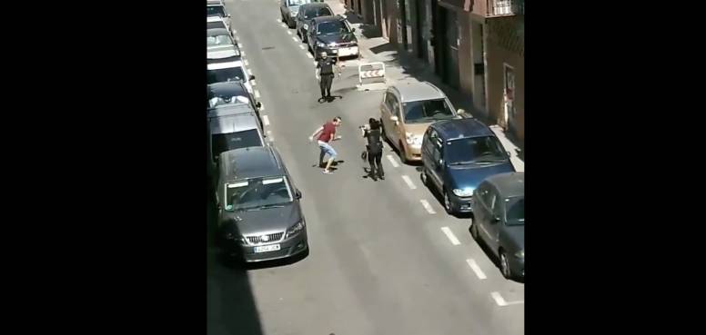 ataque cuchillo carabanchel