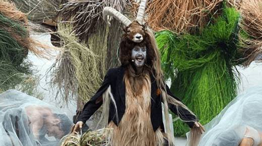 Ceremonia satanica en la inaguraci